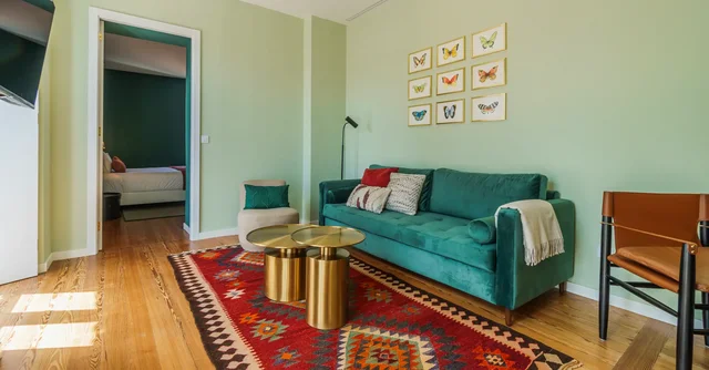 Wohnraum in der Suite