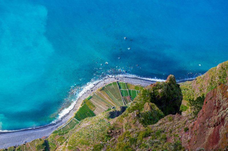 Blick von Cabo Girao Steilklippe