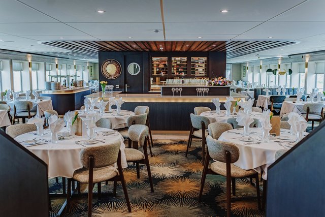 Restaurant auf der MS Prestige