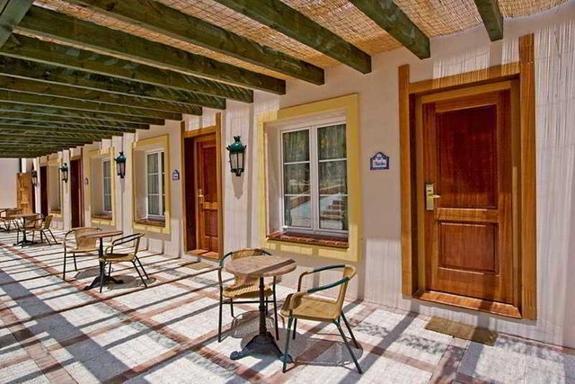 Terrasse vorm Zimmer