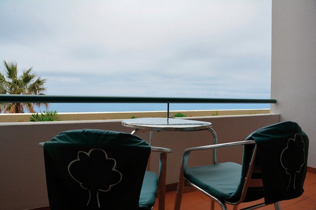 Blick vom Balkon